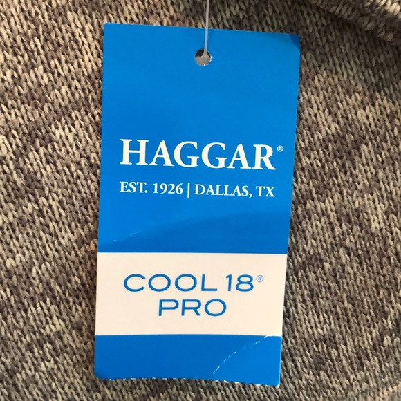 Haggar Gray Collared Long sleeve Sweater SzMedium - Picture 9 of 12